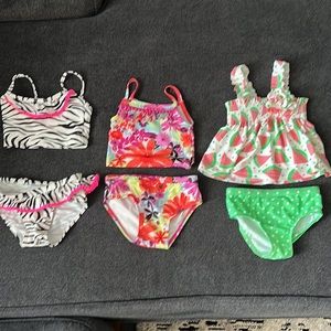 Lot of 3 baby girl Tankini